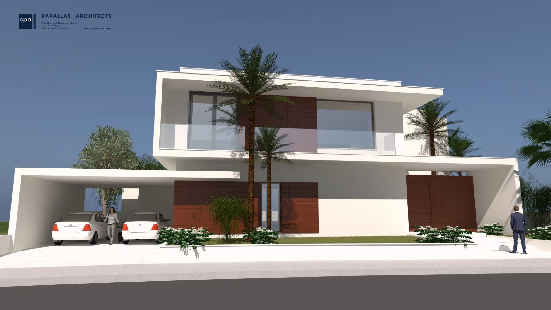 Dali Residence, a completed luxury house with landscaped garden in Dali, Cyprus